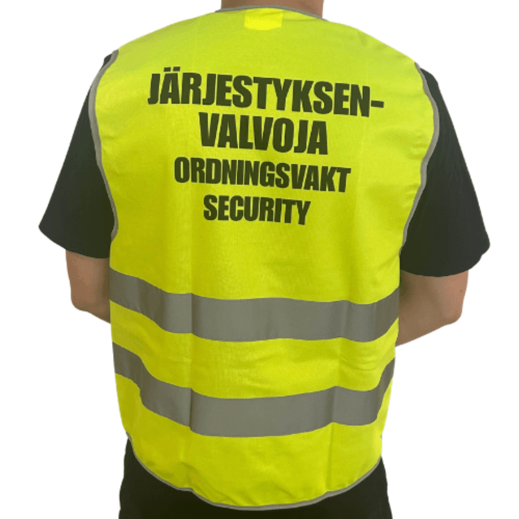 BROGEAR - Järjestyksenvalvojan liivi vetoketjulla