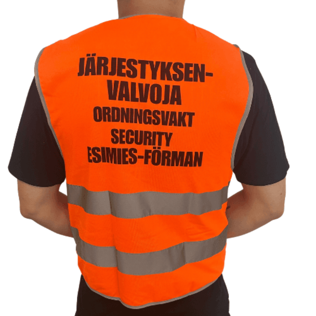 BROGEAR - Järjestyksenvalvojan esimiesliivi vetoketjulla