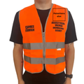 Supervisor's (Foreman's) hi-vis vest with custom logo