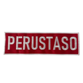 PERUSTASO Selkäkyltti - Brodeerattu